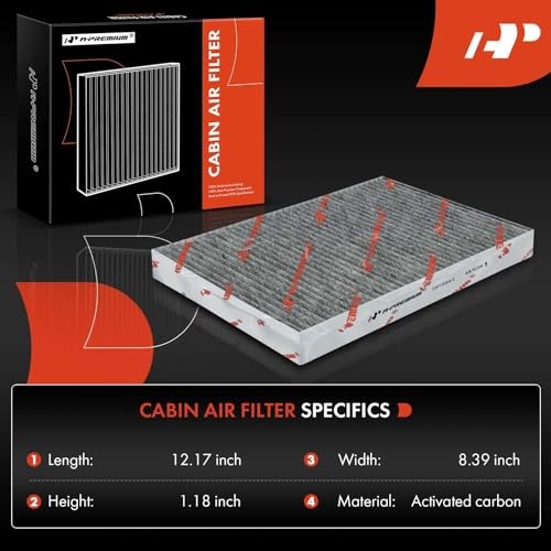 Cabin Air Filter with Activated Carbon Compatible with Dodge Charger 2006 gallery