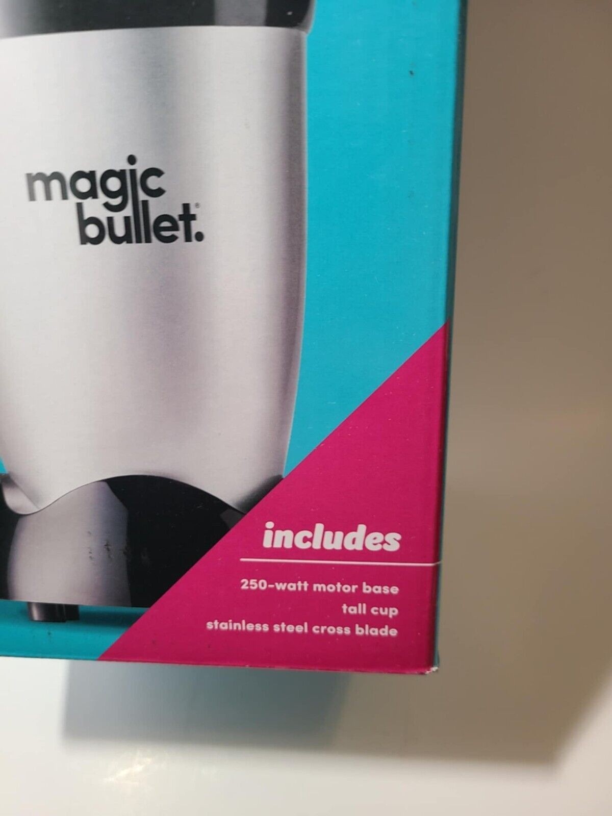 Magic Bullet MBR-0301: 3 Piece Personal Compact Blender – Silver NEW gallery