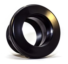 1-1/2-Inch – Thread x Thread – ABS Plastic Bulkhead Fitting – Made in the USA