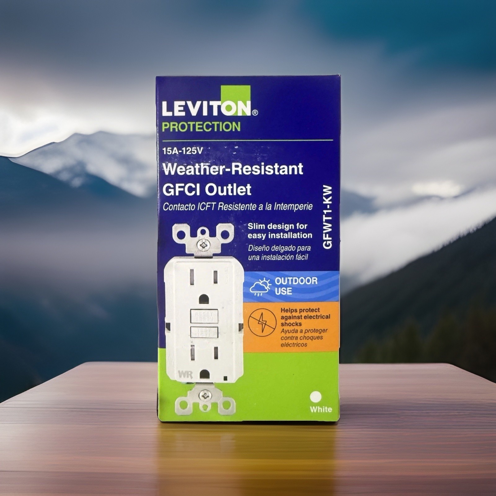 Leviton GFWT1-KW Weather Resistant GFCI Outlet LOT OF 10 gallery