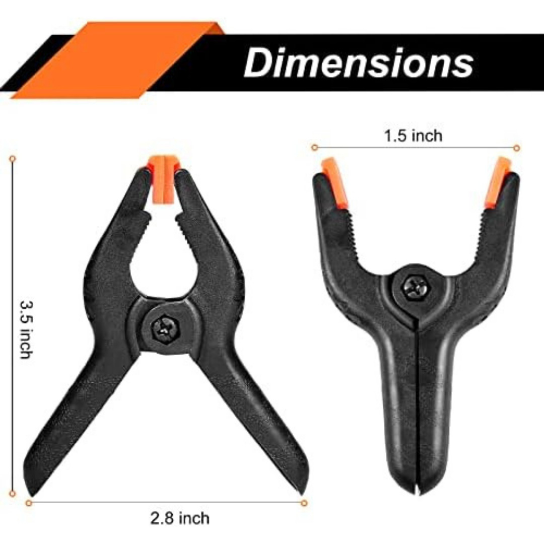 20 Packs Spring Clamps, 3.5 Inch Spring Clamps Heavy Duty for Crafts and Profess gallery