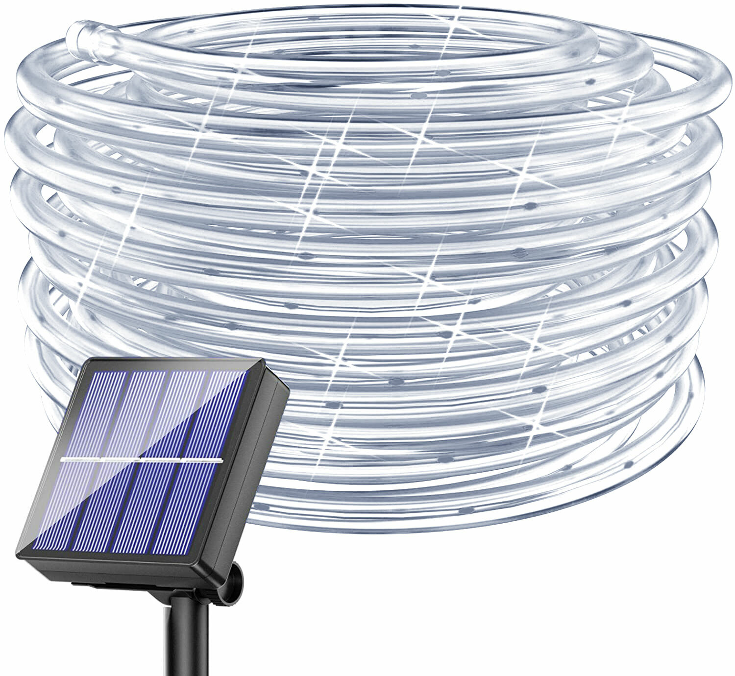 Led Solar Rope Fairy String Strip Lights Outdoor Garden Patio Backyard Pool gallery
