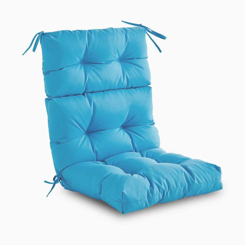 3 - Fold Patio Chair Cushion High Back Chair Cushions Pads with 4 Ties Outdoor gallery