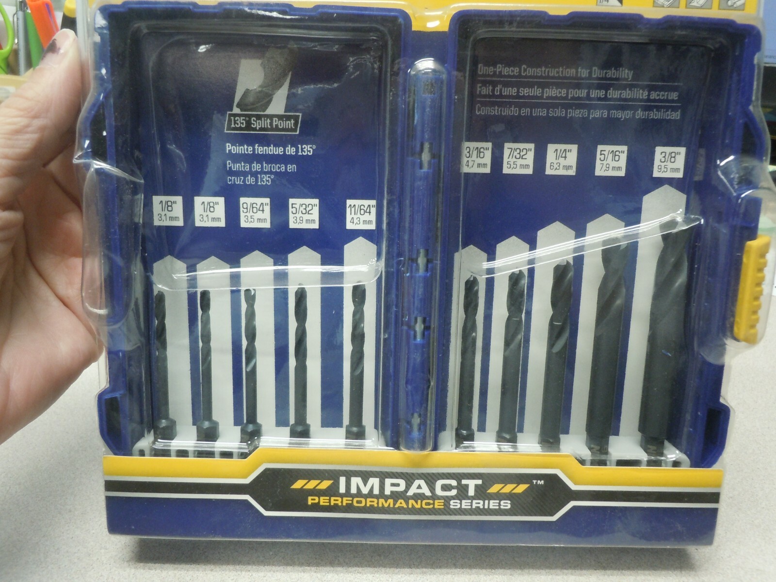 IRWIN 1881322 Black Oxide High-Speed Impact 10pc Drill Bit Set w/ Case gallery