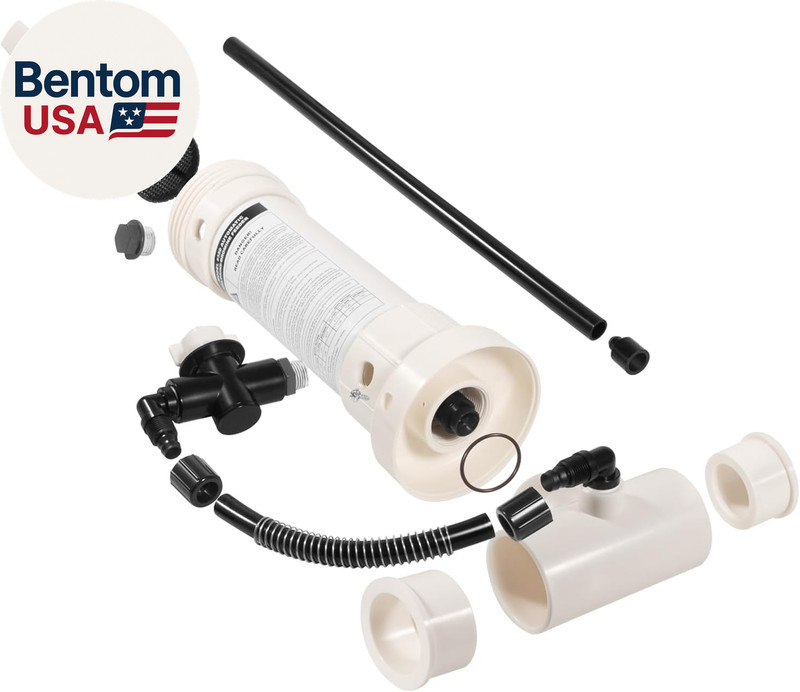 Pool Chlorinator, 320 Automatic In-Line Chlorine/Bromine Feeder Compatible with gallery
