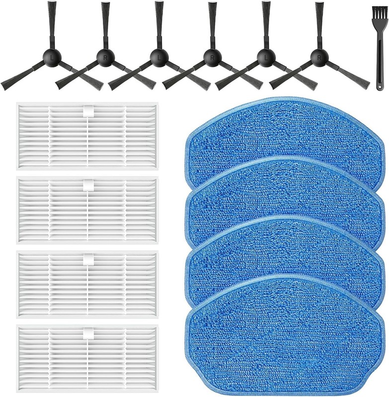 Complete Replacement Kit for BR151 Vacuum - Filters, Mop Pads & Side Brushes gallery