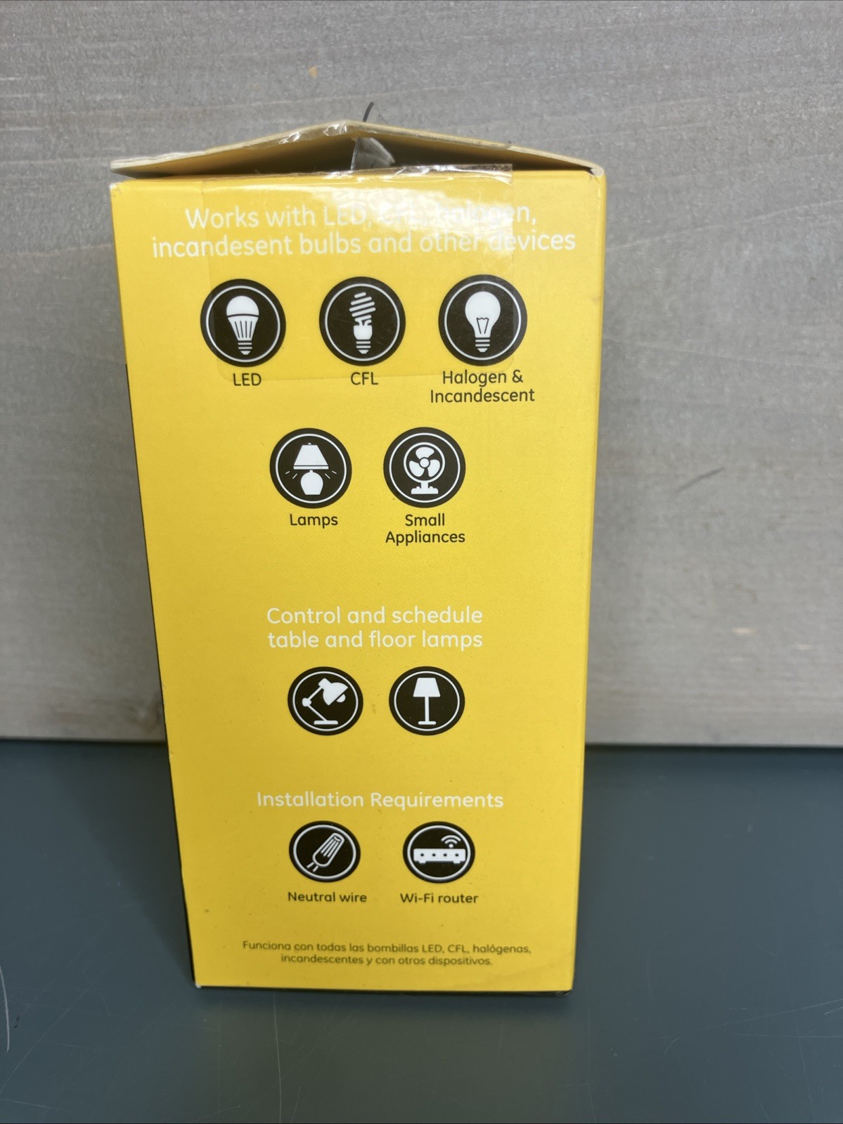 GE Wi-Fi Smart Switch White 15-Amp Duplex Smart Residential/Commercial Outlet gallery