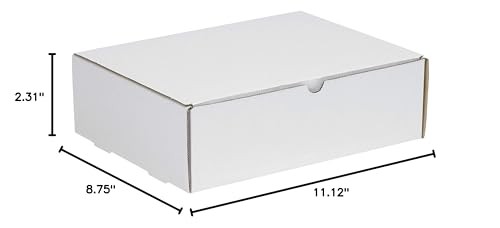 Box Usa Aviditi White Literature Mailing Boxes 11-1/8 X 8-3/4 X 2-5/16 Inches gallery