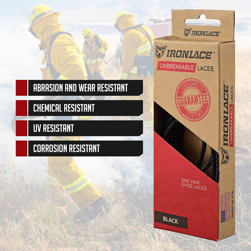 Unbreakable round Bootlaces - Indestructible, Waterproof & Fire Resistant Laces, gallery