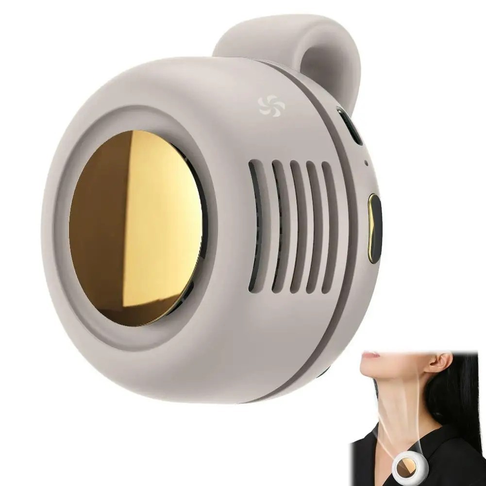 2025 New Mini Portable Silent Bladeless Fan Small Clip On Shirt Waist Adjustable gallery