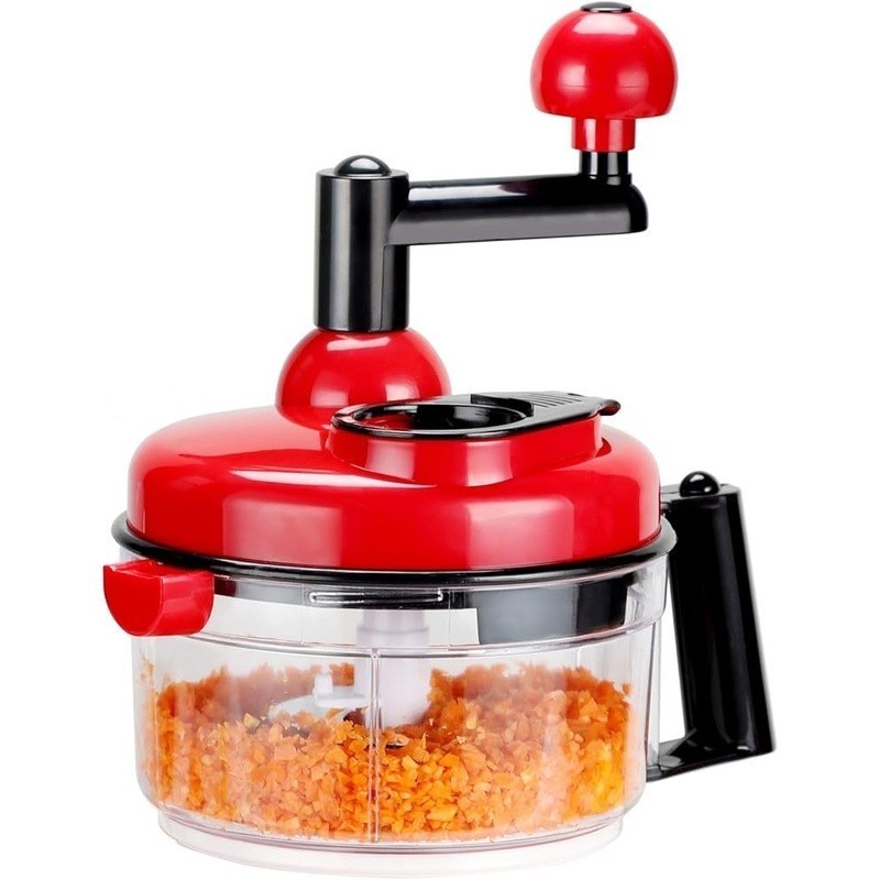 Hand Crank Food Processor Vegetable Chopper Multi-Functional Easy Clean Tool New gallery