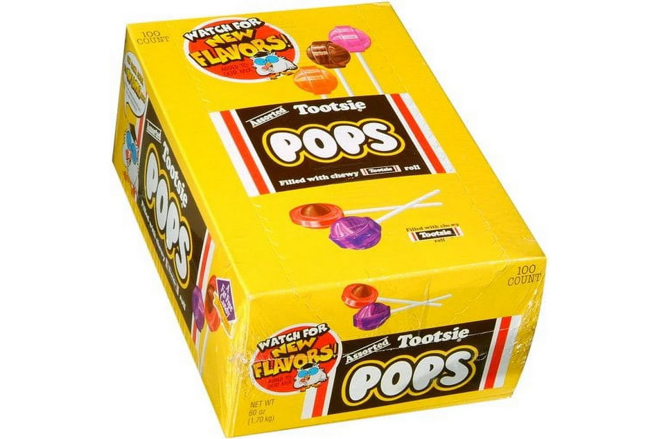 Tootsie Pops 60 oz Bulk Candy Lollipops 100 Count Classic Flavors gallery