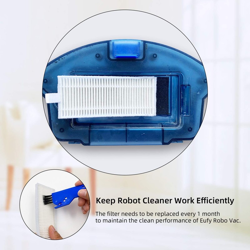 Spare Accessories Compatible with Eufy 11S, 25C, 30C Slim Robotic Vacuum Cleaner gallery