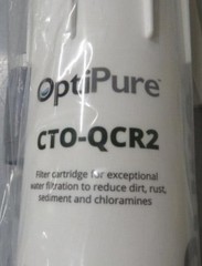 Everpure QTCR-1 Water Filter System Single (1) CTO-QCR2 Activated Carbon Cartrid