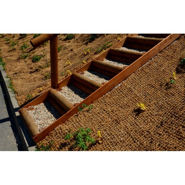 Farm Plastic Supply - 100% Biodegradable Coir Erosion Control Matting - 700 Gram gallery