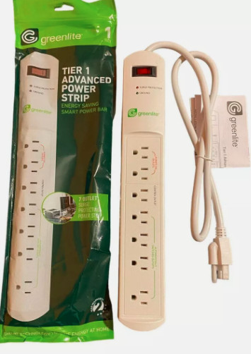 🔥25 Greenlite Tier 1 Advanced 7 Outlet Surge Protecting Power Strips.Need More? gallery