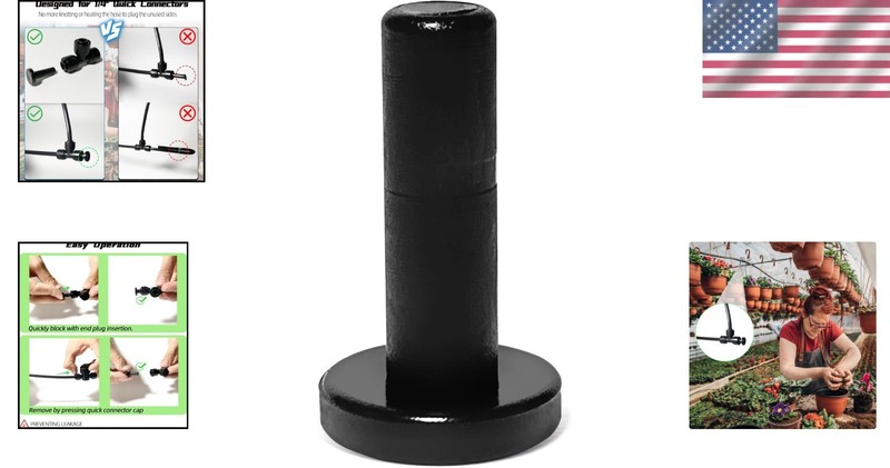 Efficient 30 Pack 1/4" Plastic End Plugs for Quick Connect Irrigation Systems gallery