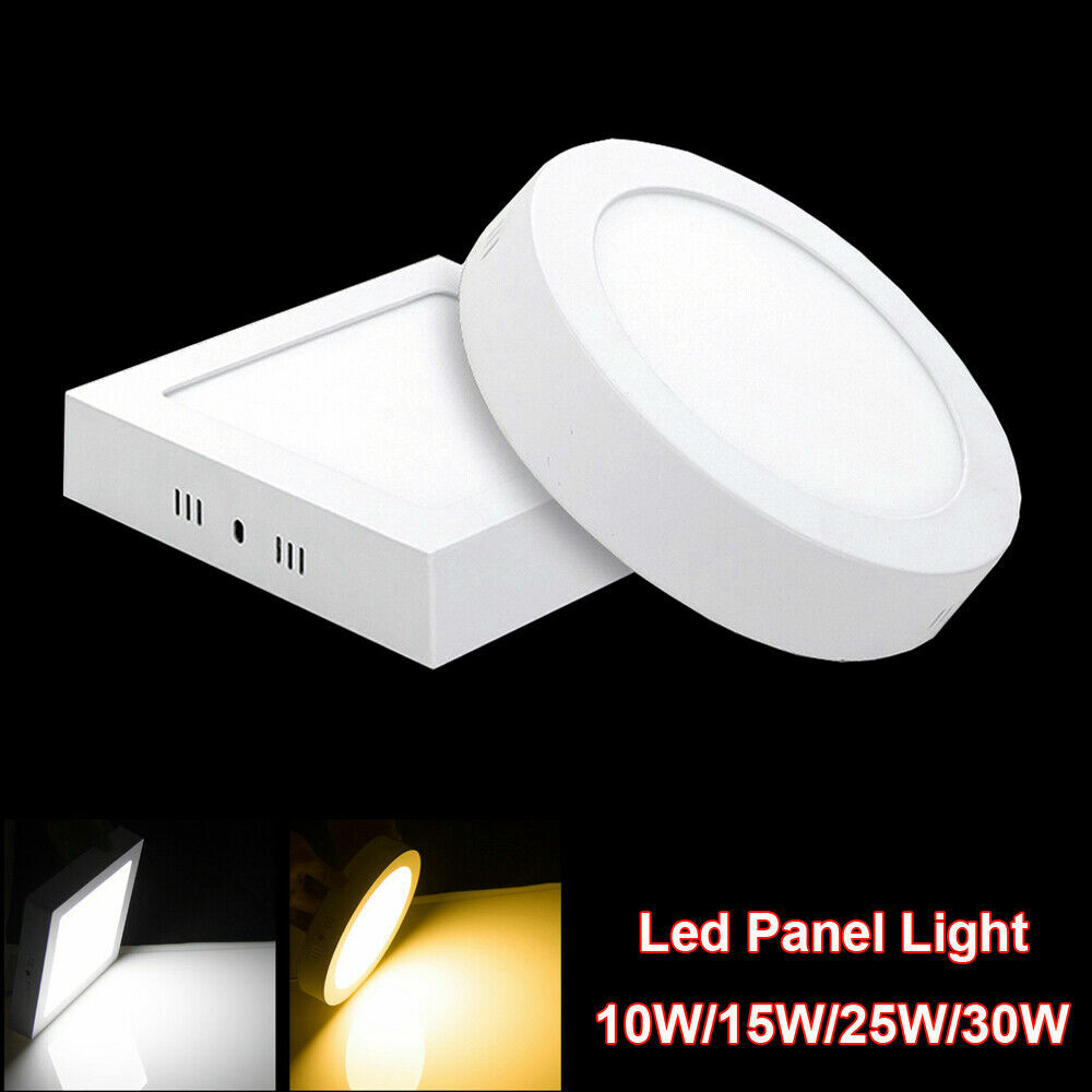 Dimmable Surface Mounted Led Panel Light Ceiling Down Lamp 10W 15W 25W 30W Round gallery