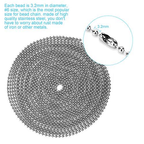 200 Inch Ceiling Fan Pull Chain Upgrade Rust Proof 3.2mm Beaded Pull Chains gallery