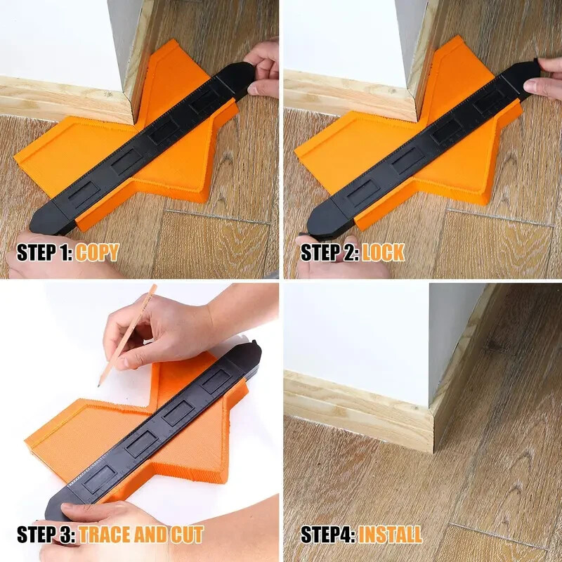 10 Inch Contour Gauge Shape and Outline Profile Tool Double Dual Lock USA SELLER gallery
