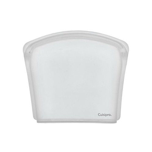Cuisipro Silicone Seamless Reusable Bag 8 x 7-Inch 27 fl oz (Clear)