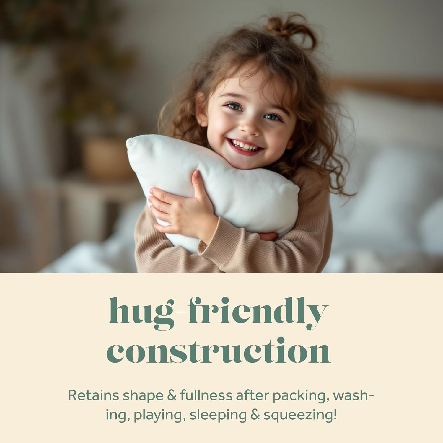 ComfyDown Toddler Pillow - 800 - Fill Power Goose Down - 300-TC Cotton Cover gallery