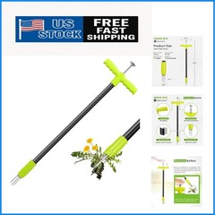 Ergonomic 3-Claw Weed Puller Tool – Stand Up Design for Effortless Weeding