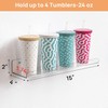 Acrylic Shelves for Bathroom Storage, 15" Floating Shelves Wall Organizer gallery