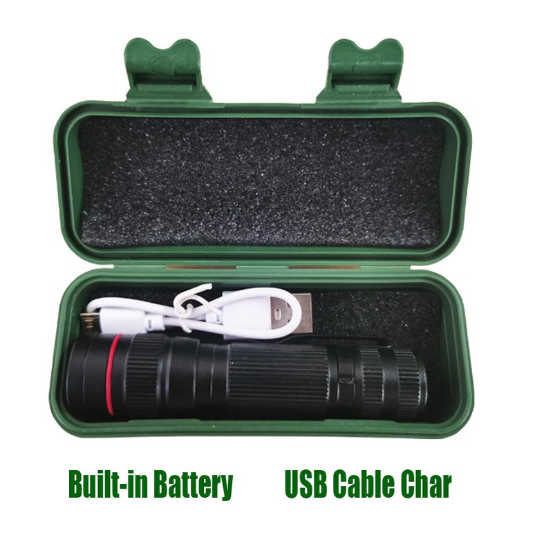 2PCS Strong Clip LED Camping Warning Flash Light Mini Emergency Flashlights gallery