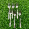 Pfaltzgraff Providence Stainless Steel 18/8 Glossy Forks Set of 6 Silver 7" gallery