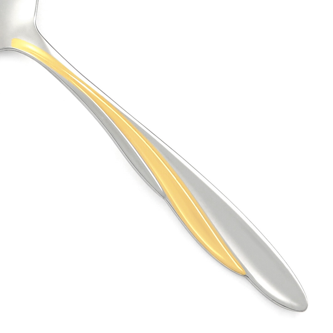 Oneida Community GOLDEN SHORELINE Stainless Gold Accent CHOICE Flatware gallery