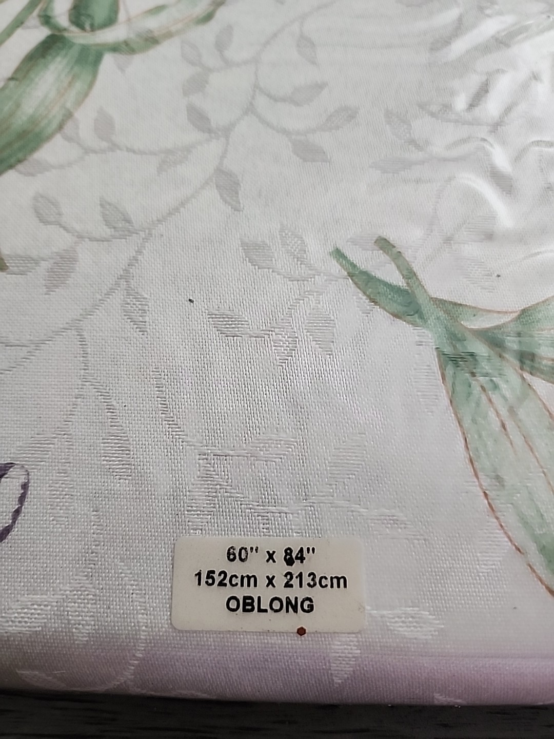 Lenox Butterfly Meadow Hydrangea Tablecloth 60"x84" Oblong/Rectangle Easy Care gallery