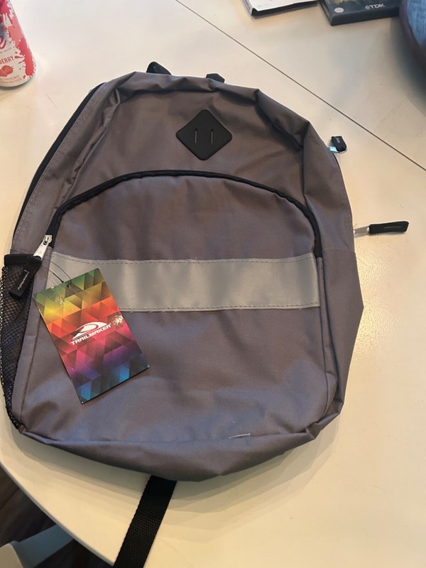 Trailmaker backpack grey with black trim new with tags