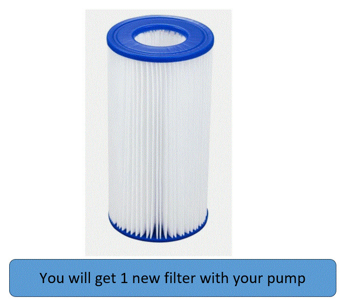 Bestway Flowclear 1,000 Gallons per Hour Swimming Pool Filter Pump gallery