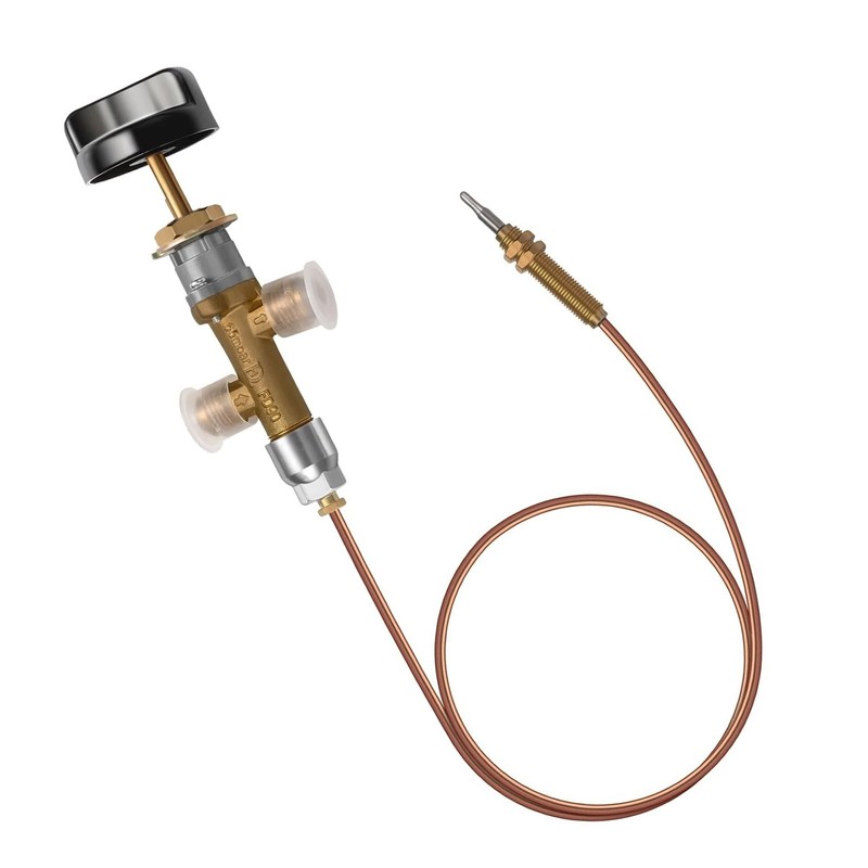 Brass Metal+ABS Plastic Low Pressure LPG Propane Gas Safety Control Valve Kit gallery