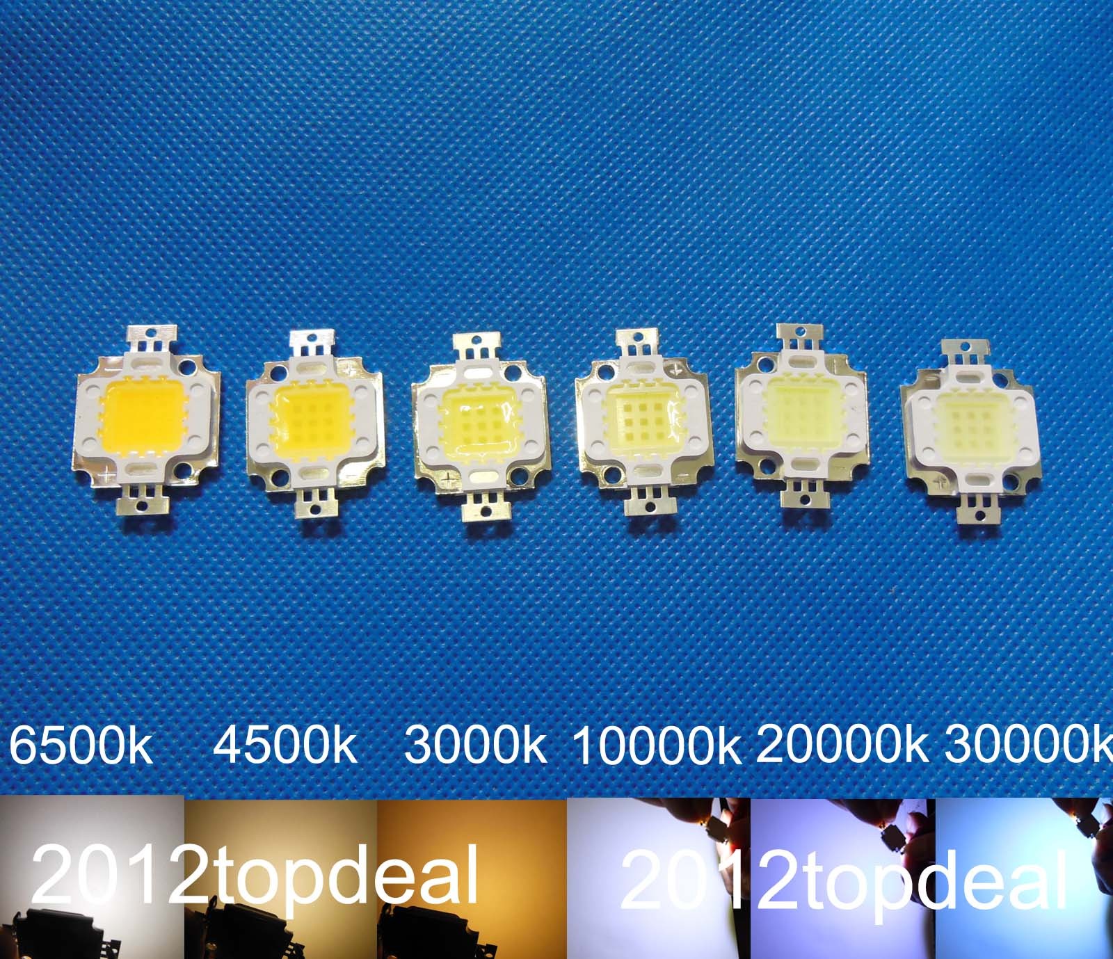 10w High Power led Cool white/Neutral/Warm White LED 3000k 10000k 20000k 30000k gallery