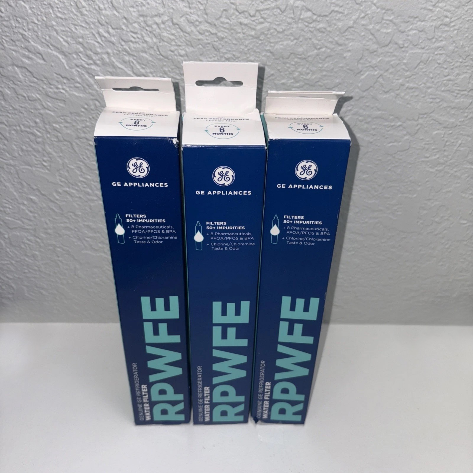(3 Pack) Genuine GE RPWFE RPWF Replacement Refrigerator Water Filter Sealed gallery