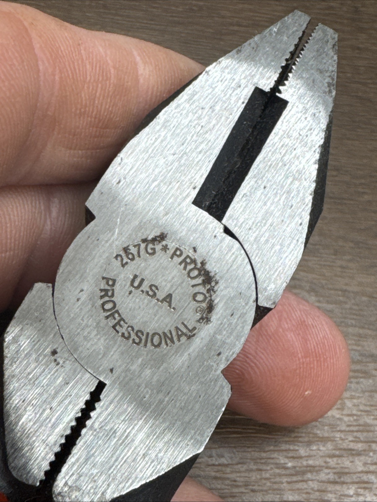 PROTO 7.5" PROFESSIONAL LINEMANS PLIERS, 267G. gallery