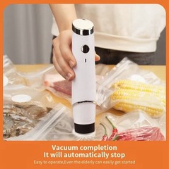 Vacuum Sealer Machine Portable USB Rechargeable Food Saver PP ABS + 10bags