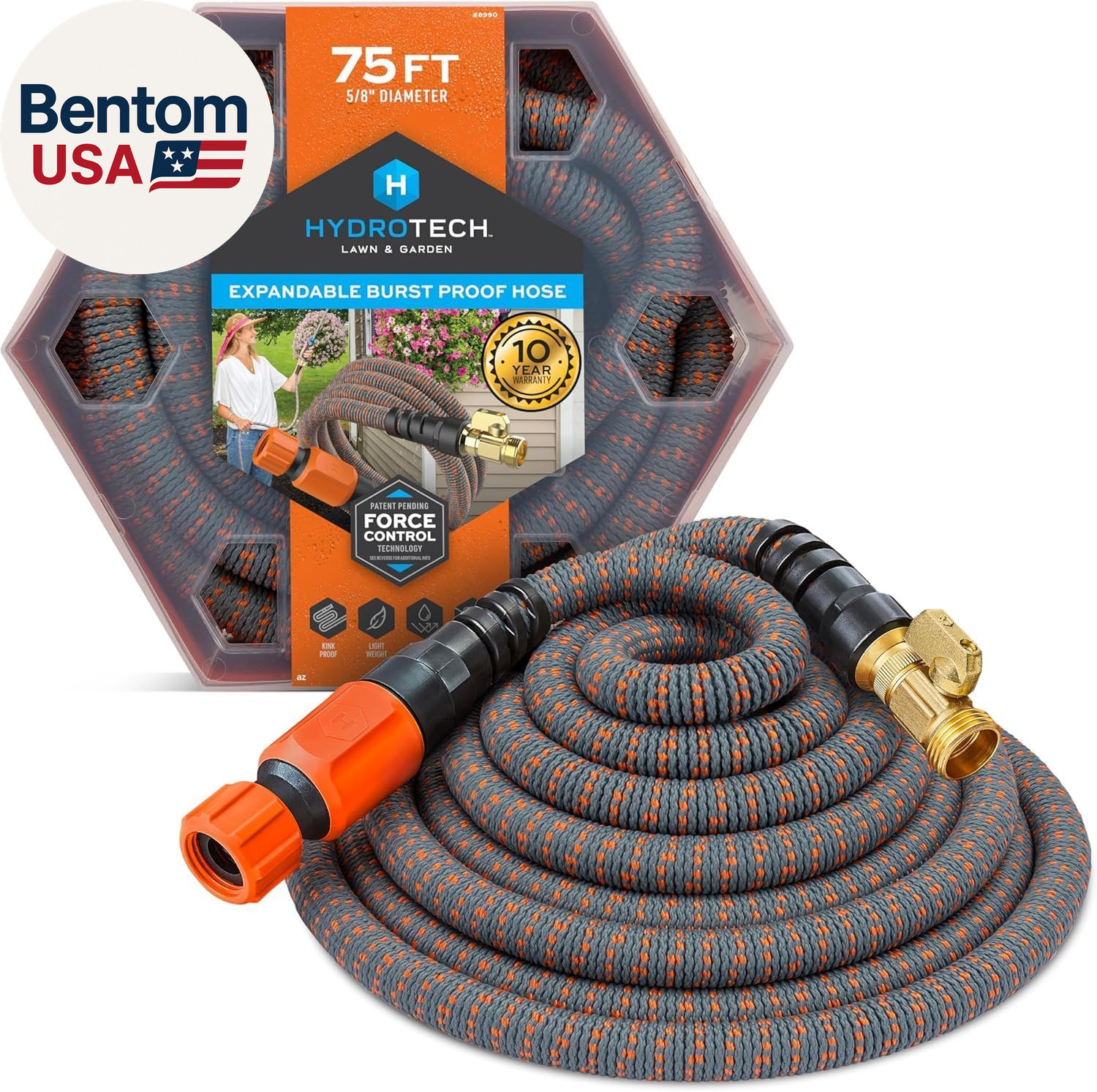 75 Ft Expandable Garden Hose - Burst Proof & Lightweight, Flexible Water Hose wi gallery