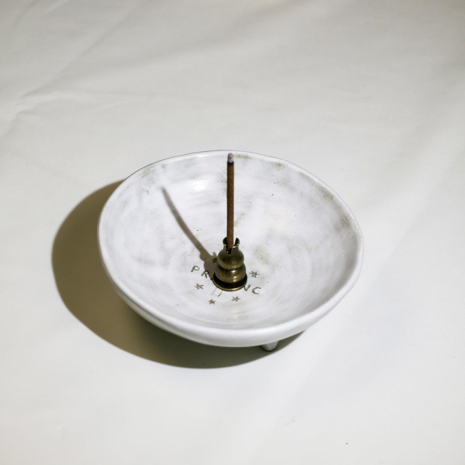 Prayer Offering Ritual Bowl Plate Great for Use Candles Tray Religious Spirit... gallery