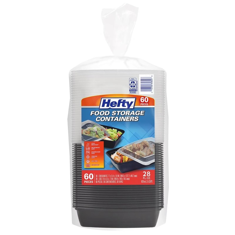 Hefty Food Storage Containers with Lids 28 oz., 60 pc. gallery