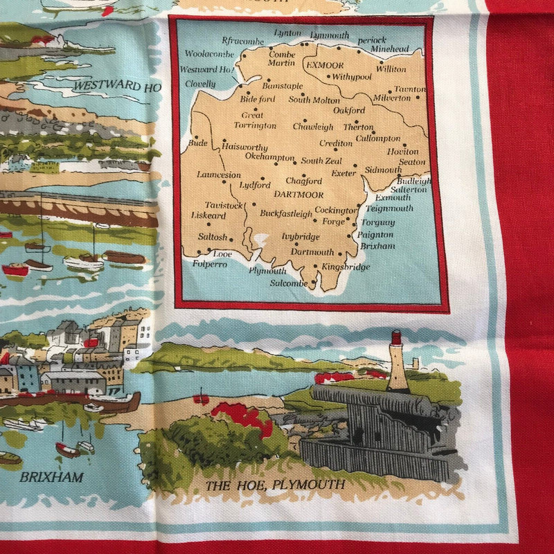 Devon Glorious Devon ( New Vintage Tea Towel ) gallery
