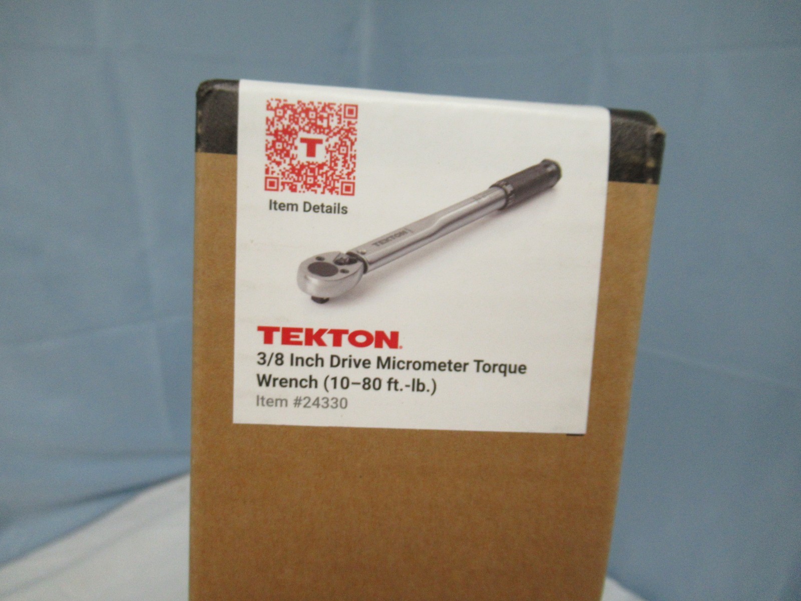 TEKTON 3/8" Drive Micrometer Torque Wrench 10-80 ft.-lb. 24330 REFURBISHED (S) gallery