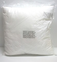 (1) Decorator Throw Pillow Form Polyester Filled Insert ~ White ~ 18 x 18 *NEW*
