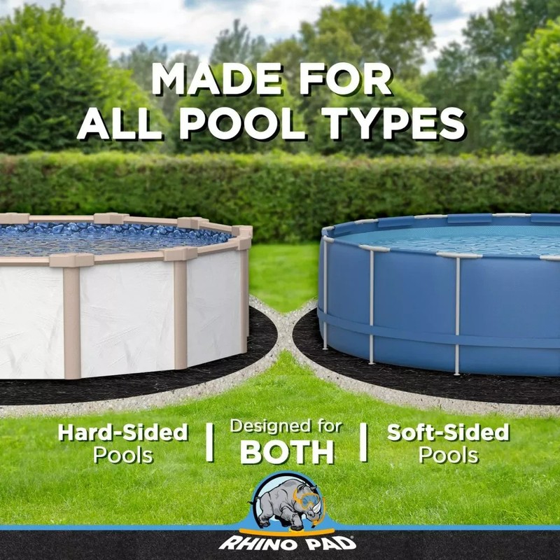 Round, Oval & Rectangular Liner Floor Protector Pad Above Ground Swimming Pools gallery