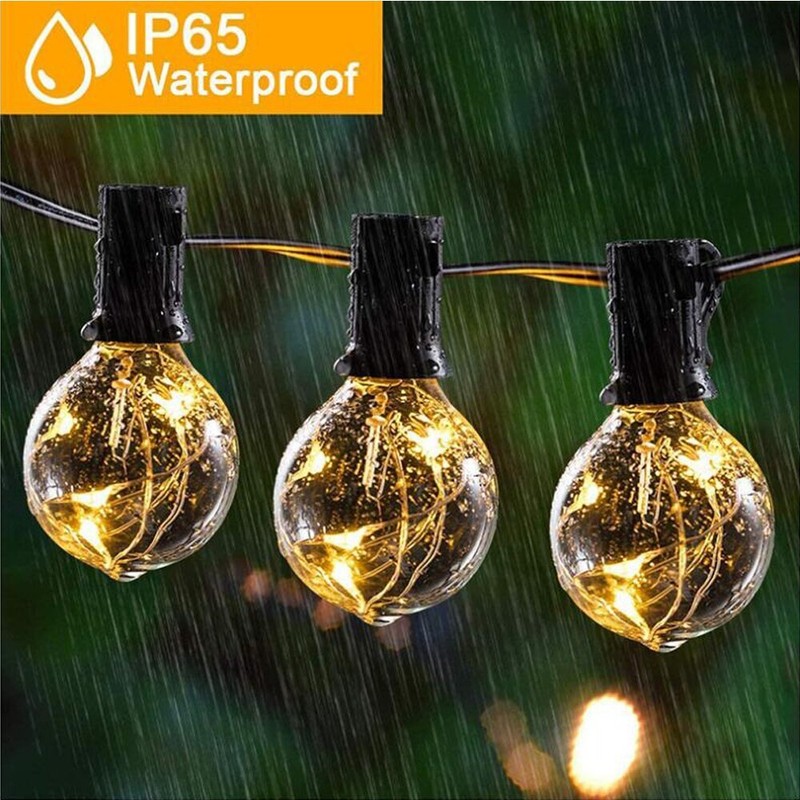 59FT LED String Light with 50 Lights for Patio Garden Backyard Party Yard Deck gallery