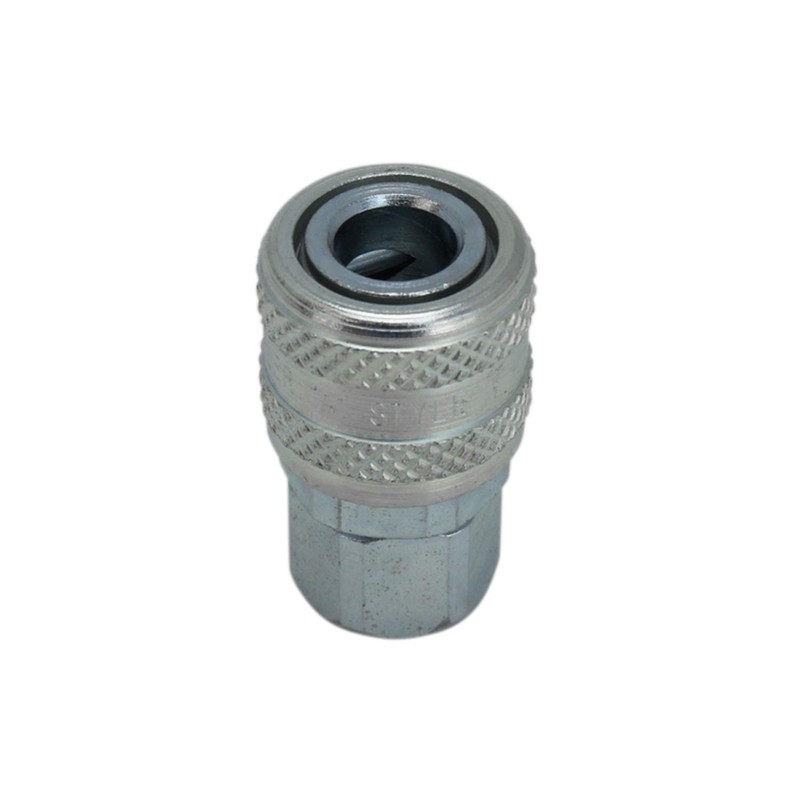 Air Coupler Fitting, A-Style (ARO 210) Quick 1 Count (Pack of 1), Silver gallery