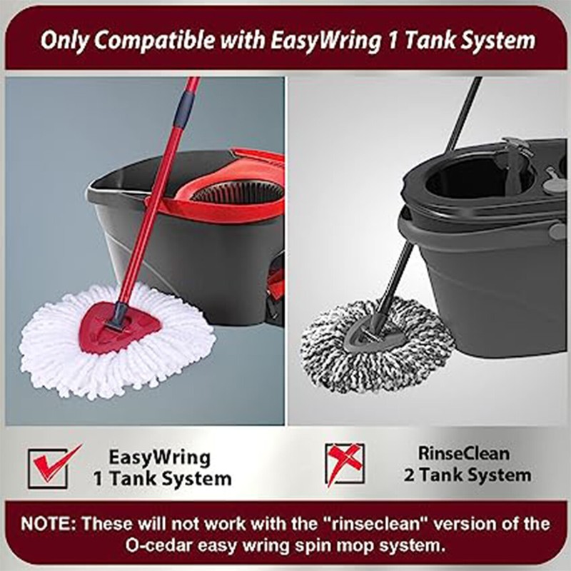 Spin Mop Heads Replacements for O Cedar Spin Mop 360Degree Easy Wring gallery