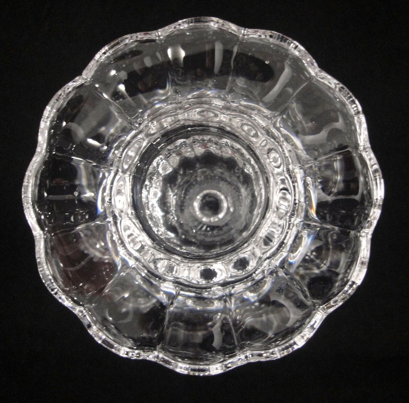 Clear Glass Dodecagon Column Candlesticks Taper Candle Holders 7" Elegant Decor gallery